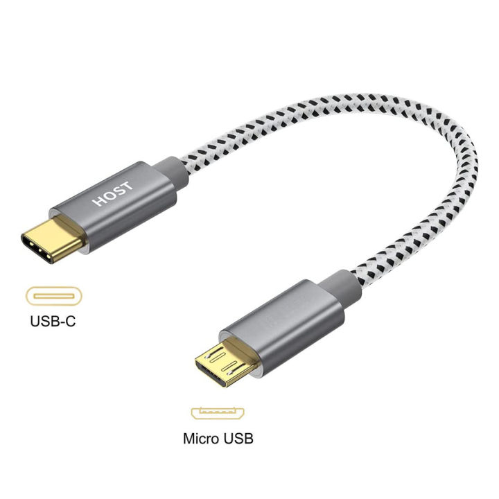 usb-c-ร้อนกับสาย-micro-usb-type-c-การชาร์จข้อมูล-otg-sync-data-short-20cm-for-device-computer-pro-multiple-options-phone