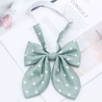 Dot Print Bowtie Women Cravat Butterfly Knot School Girl Uniform Bow Tie Vintage Necktie Kids Students Cute Bowknot Neckties Boys Clothing