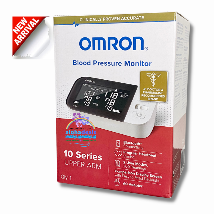 Omron 10 Series Wireless Upper Arm Blood Pressure Monitor For