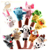 ของเล่นตุ๊กตายัดนุ่นสำหรับเด็ก,Boneka Jari Tangan การ์ตูนสัตว์ตุ๊กตายัดนุ่นพ่อแม่ลูก10ชิ้นพร้อมส่ง