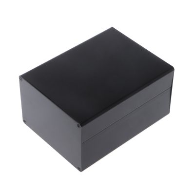กล่องอลูมิเนียม DIY สำหรับเคสกล่องพักสายไฟ155X120X83มม. สีดำ