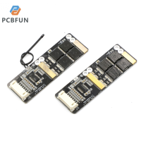 pcbfun บอร์ด50A BMS 6S 30A/7S,บอร์ด30A/6S 50A/7S พร้อม NTC สำหรับแผ่นป้องกันแบตเตอรี่ลิเธียม3.7V Ternary/BMS 7S/BMS 6S