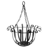 European Style Wall Hanging Flower Pot Support Bracket Hook Iron Hanger Plants H58C