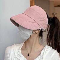 Double-sided Female Hat Adjustable Top Hats for UV Protection Fast Dry Cap