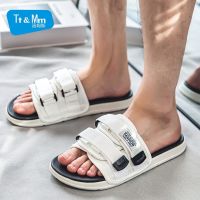 original Tt Mm/Toms Sandals and Slippers Mens Summer Couple Home Non-slip Outerwear Soft Bottom Large Size 46 Beach Flip-flops