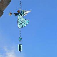 Handmade Angel Wind Chime For Wall Window Door Wind Bell Angel Wing Hanging Ornaments Vintage Campanula Decoration Crafts P1