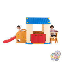 Eduplay บ้านเด็กเล่นพร้อมโต๊ะเก้าอี้และสไลเดอร์ รุ่น Play House Slide Table&amp;Chair Set