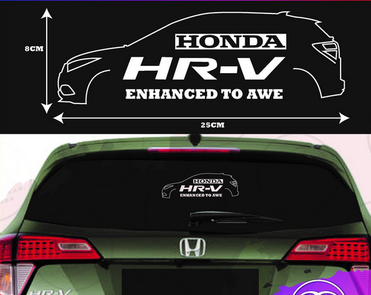 HONDA HR-V Line Symbol Sharpe High Grade Sticker | Lazada