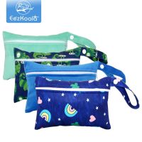 EezKoala Small Wet Bag For Baby Cloth Diaper Bag For Menstrual Pads 15X22.5cm Zipper Waterproof Reusable and Washable Wetbag Cloth Diapers