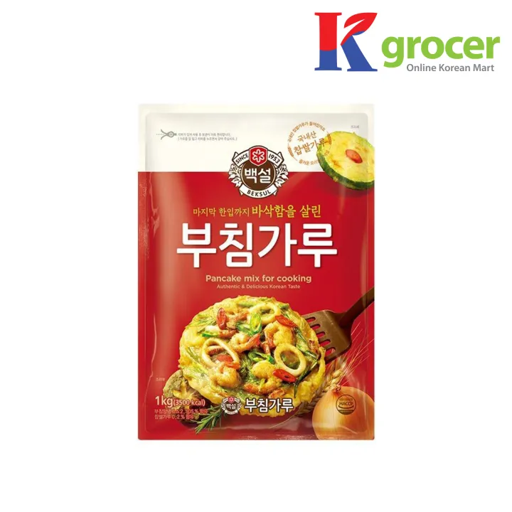 【Ready Stock】Kgrocer CJ Beksul Korean Pancake Mix For Cooking 1KG【EXP