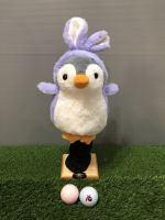 Golf Head Cover For Fairway ”Penguin”purple