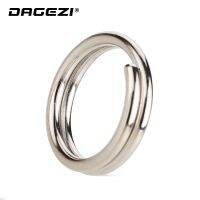 DAGEZI 25pcs/lot Stainless Steel Fishing Split Rings For Hard Bait #4-#15 Double Loop Split carp Fishing Accessories  pesca Accessories