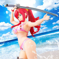 Anime FAIRY TAIL Erza Scarlet Anime Action Figure Fairy Queen Swimwear Erza Scarlet Figure Sexy Girls PVC Model Doll Collection