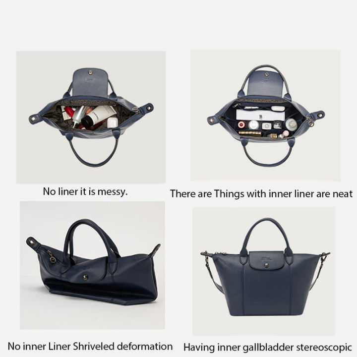 สำหรับลองชอมมินิ-longchamp-ใส่กระเป๋าเครื่องสำอางจัดระเบียบกระเป๋าถือด้านในกระเป๋าถือพกพา-shaper-premium