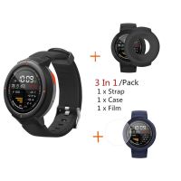 ZZOOI 3in1 For Huami Amazfit  Verge strap Smart Watch Silicone band + Case cover huami amazfit Verge Lite Screen Protector film