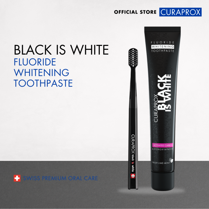 CURAPROX Black is White set with ULTRA SOFT CS 5100 toothbrush ...