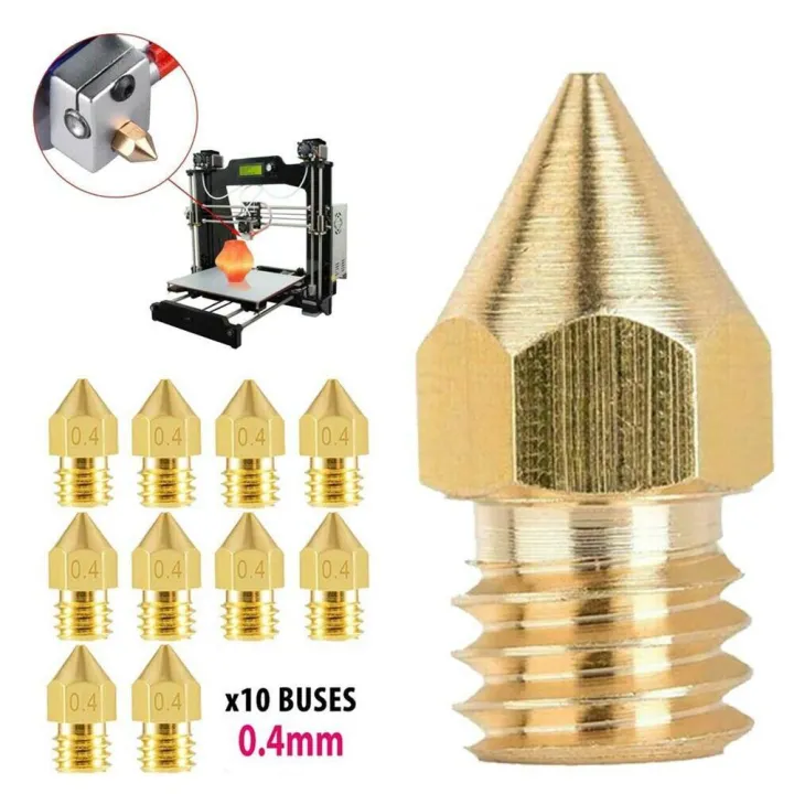 ASHATA Hot End Kit Dextrudeuse 0.2mm 0.3mm 0.4mm 0.5mm MK8 Buse Extrudeuse Pour Imprimante 3D Pour CR-10/10S/S4/S5