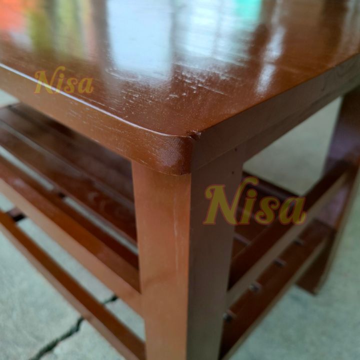 nisa-โต๊ะรับแขก-โต๊ะวางของ-100-50-สูง50-ซม-โต๊ะกลาง-โต๊ะกลางโซฟา-สีน้ำตาล-มีรับประกัน