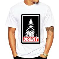 Disobey Anonymous Illuminati Eye Swag Hipster Vendetta Conspiracy Urban T Shirt Men Tshirt