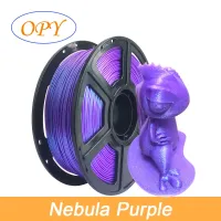 Opy Glitter Change Color Pla Filament 1Kg 1.75Mm 100G 10M Burnt Titanium Nebula Purple Sample Plastic 3D Printer Smooth Thread