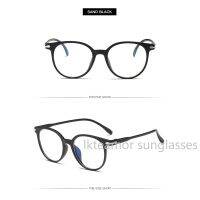 ♥READY STOCK♥Women Round Anti-Blue Glasses Anti-radiation Eyeglasses Transparent R