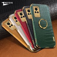 For VIVO X60 Pro Case Zroteve Crocodile Pattern Leather Cover For VIVO X50 X60 X70 X80 Pro Plus Lite X51 Shockproof Phone Cases