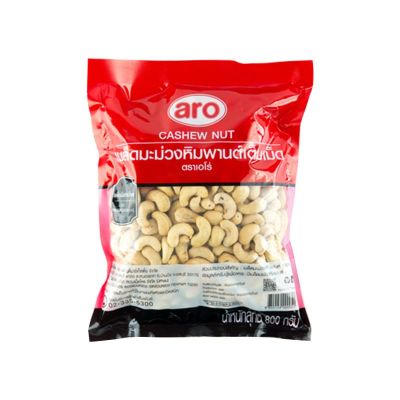 สินค้ามาใหม่! เอโร่ เม็ดมะม่วงหิมพานต์ 800 กรัม aro Cashew Nuts 800 g ล็อตใหม่มาล่าสุด สินค้าสด มีเก็บเงินปลายทาง