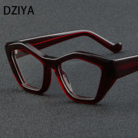 Vintage Square Cat Eye Acetate กรอบแว่นตาสายตาสั้น Optical Prescription กรอบแว่นตาผู้หญิงแบรนด์หรูแว่นตา60770