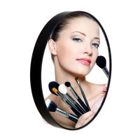 【BEIBEI】 TOP Dream Furniture LLC Portable Round Makeup Mirror with ABS Plastic Magnifying Cosmetic Mirror