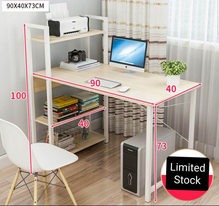 City Computer Table Study desk with Book Shelf H100 100cm Lazada PH