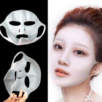 1/2/3pcs V Shape Slimming Face Mask Cover Prevent Mask Essence Evaporation Lifting Firming Skin Care Reusable Silicone Face Mask