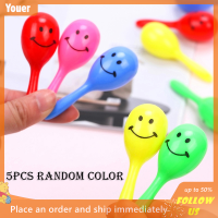 【Youer】 5ชิ้นการ์ตูนค้อนทรายสียิ้มยิ้มของเล่นลูกบอลทรายของเล่นงานเลี้ยงเครื่องมือเชียร์นกกัดปัญญาของเล่นการฝึกอบรมแบบโต้ตอบ