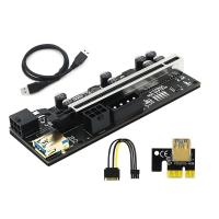 Pci E Riser สำหรับทำเหมือง15pin Pcie 1x 4x 8x K0ac ต่อ16x