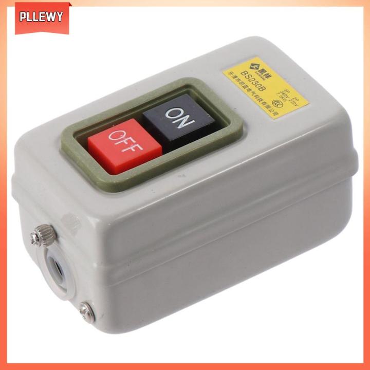 Pllewy Ac 220v380v Push Button Switch 10a Onoff Start Stop Switch Durable 3 Phase Electric 1456