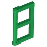 Lego part (ชิ้นส่วนเลโก้) No.60608 / 28961 / 69795 Pane for Window 1 x 2 x 3 with Thick Corner Tabs