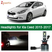 【CW】 Car Headlamp Bulbs For 2013 2014 2015 2016 2017 Kia Ceed JD LED Headlight Lighting Low Beam High Beam Canbus Lamp Accessories