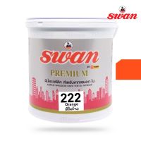 ถูกที่สุด!!! SWAN สีน้ำอะคริลิค รหัสสี #222 สีส้มแสดด้าน ใช้เป็นสีทาบ้าน สีทาอาคารสำหรับทาภายนอกเเละภายใน สะท้อนUVได้ดี ขนาด 5 กก. ##ของใช้ในบ้าน เครื่องใช้ในบ้าน เครื่องใช้ไฟฟ้า เครื่องมือช่าง ตกแต่งบ้าน . บ้าน ห้อง ห้องครัว ห้องน้ำ ห้องรับแขก