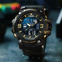 「Dark blue watch」 SMAELNew MenWatchSport WaterproofDisplay WristMaleAnalog Clock Relogio Masculino