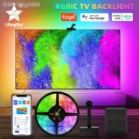 ♨โช16ig3506 RGB Strip Para Sincronização De Tela WiFi TV App Música Luz Ambiente Quarto