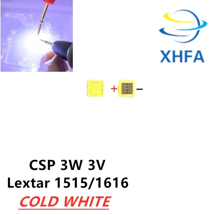 100pcs-original-lextar-led-1616-light-beads-cool-white-high-power-3w-3v-190lm-for-led-lcd-tv-backlight-application-csp