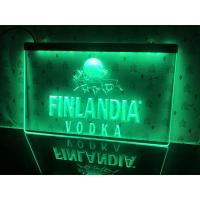 Finlandia วอดก้า LED นีออน Sign-3D แกะสลักผนังศิลปะสำหรับบ้าน,ห้อง,ห้องนอน,สำนักงาน,บ้านไร่ตกแต่ง