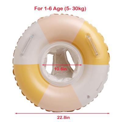 【lz】◑  Anti-vazamento PVC Baby Swim Inflável Neck Ring Tubo Float Infant Floating Circle Natação Seat Para Kid Criança Praia Water Toy