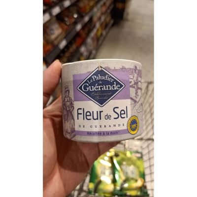 อาหารนำเข้า🌀 French Sea Salt Salt Flower Salt Iodine G31 FINE SEA SALT FROM GUERANDE 125-250GSalt
