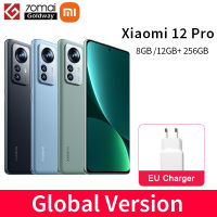 Xiaomi 12 Pro 8GB / 12GB 256GB Snapdragon 8 Gen 1 Octa Core 6.73นิ้ว120Hz 4600MAh 120W Mi 12Pro ทุกรุ่น98% ใหม่ที่ถูกใช้