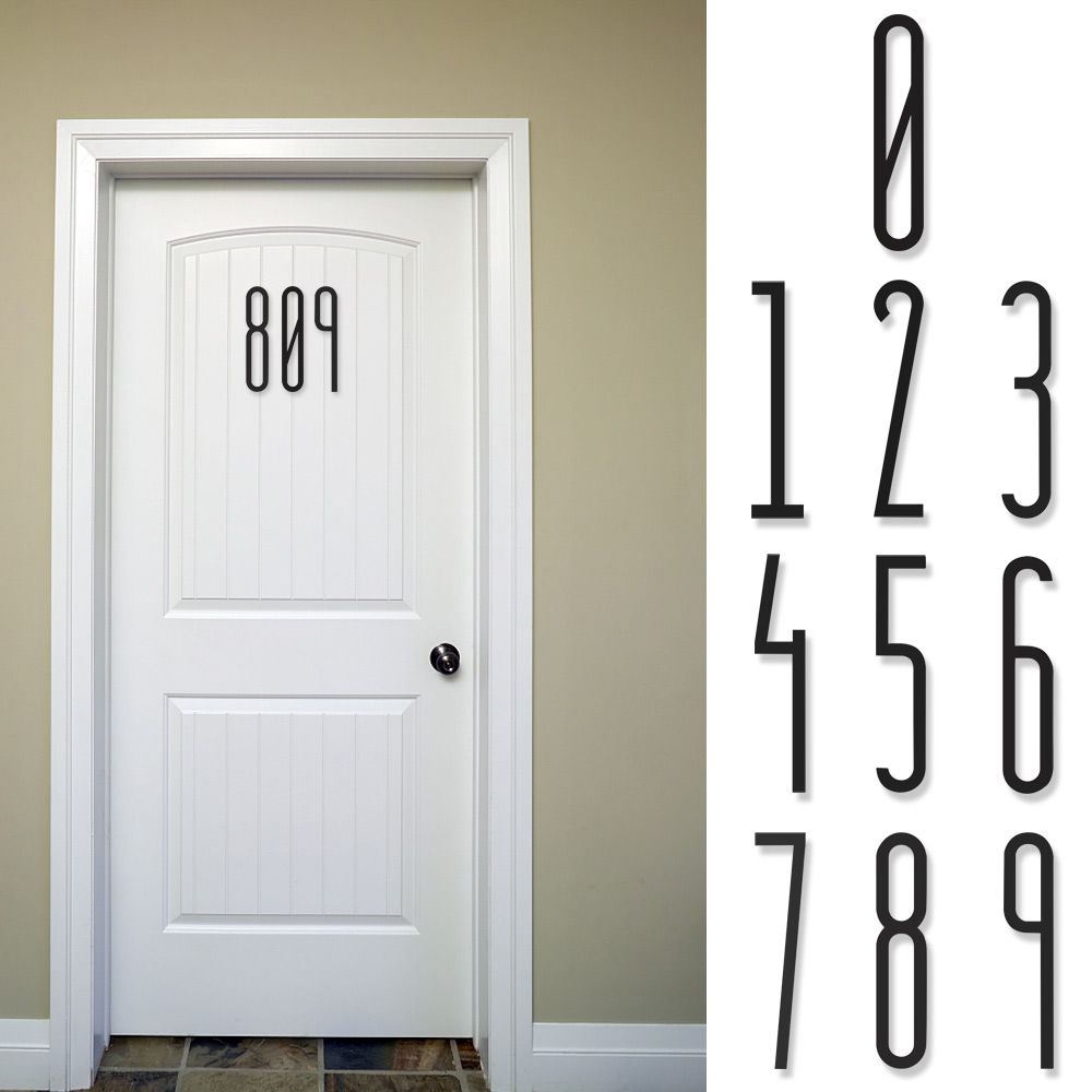 Acrylic Homes House Digits Number Polished Door Numbers Plated Signs Address New 