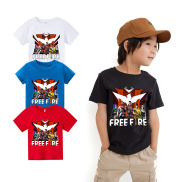Áo thun trẻ em Free Fire 2, 4 màu, có size người lớn, Anam Store