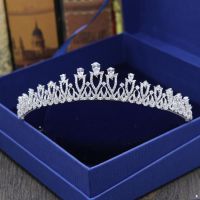 Red Trees Brand High Quality Wedding Hair Accessories Luxury Sparkly AAA Cubic Zircon Bridal Tiaras and Crowns Drop Shipping