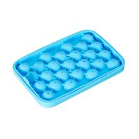 25 Grid Ice Cube Trays with Removable Lids Food Grade Silicone Ice Cube Mold Cube Maker BPA Free