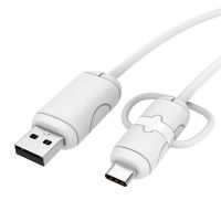 ZHANG สายเคเบิลป้องกันสายเคเบิลชนิด C ใหม่สาย USB สำหรับไฟแอนดรอยด์12 13 18 20W สายป้องกันหัวชาร์จ