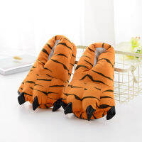 Animal Kigurumi Dinosaur Pajamas Shoes for Boys Panda Slippers Kids Paw Shoes Girls Winter Indoor Pantuflas Casual Claw Shoes